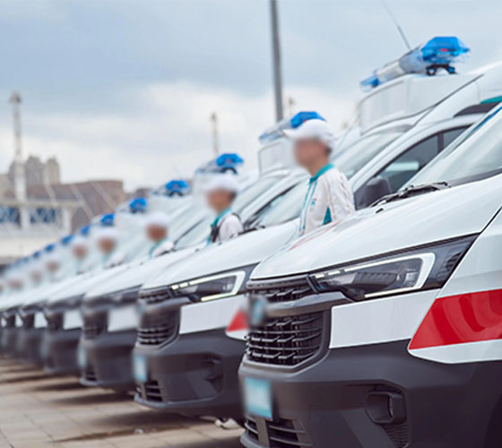 勉县服务车队展示